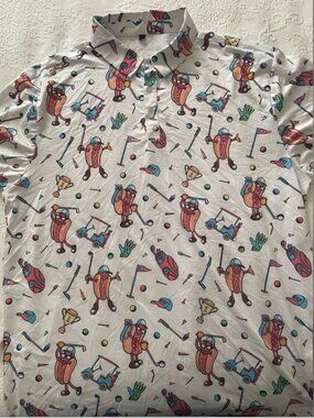 Mens Waggle Golf XL Golf Shirt Short Sleeve